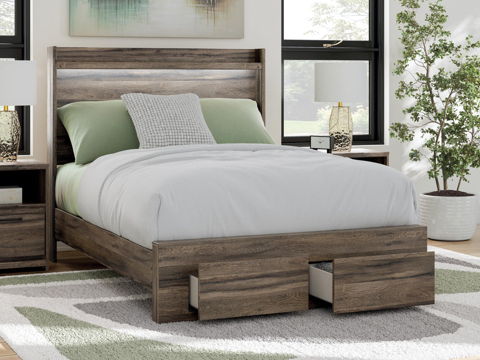 Elbrim Panel Storage Bed - Dan Dan The Mattress Man (Midland, MI)