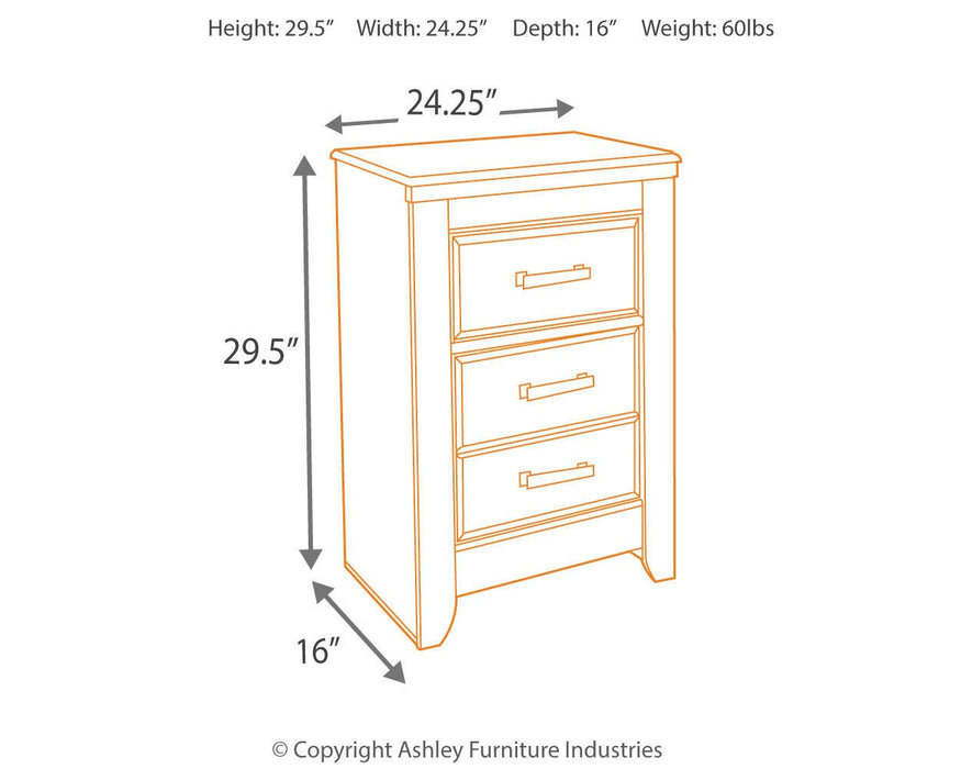 Juararo Nightstand - Dan Dan The Mattress Man (Midland, MI)