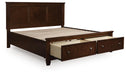 Danabrin Panel Storage Bed - Dan Dan The Mattress Man (Midland, MI)