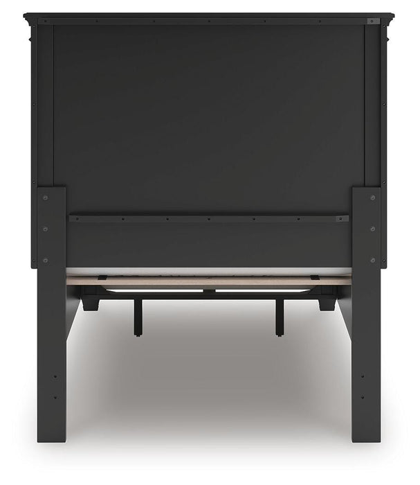Lanolee Panel Storage Bed - Dan Dan The Mattress Man (Midland, MI)