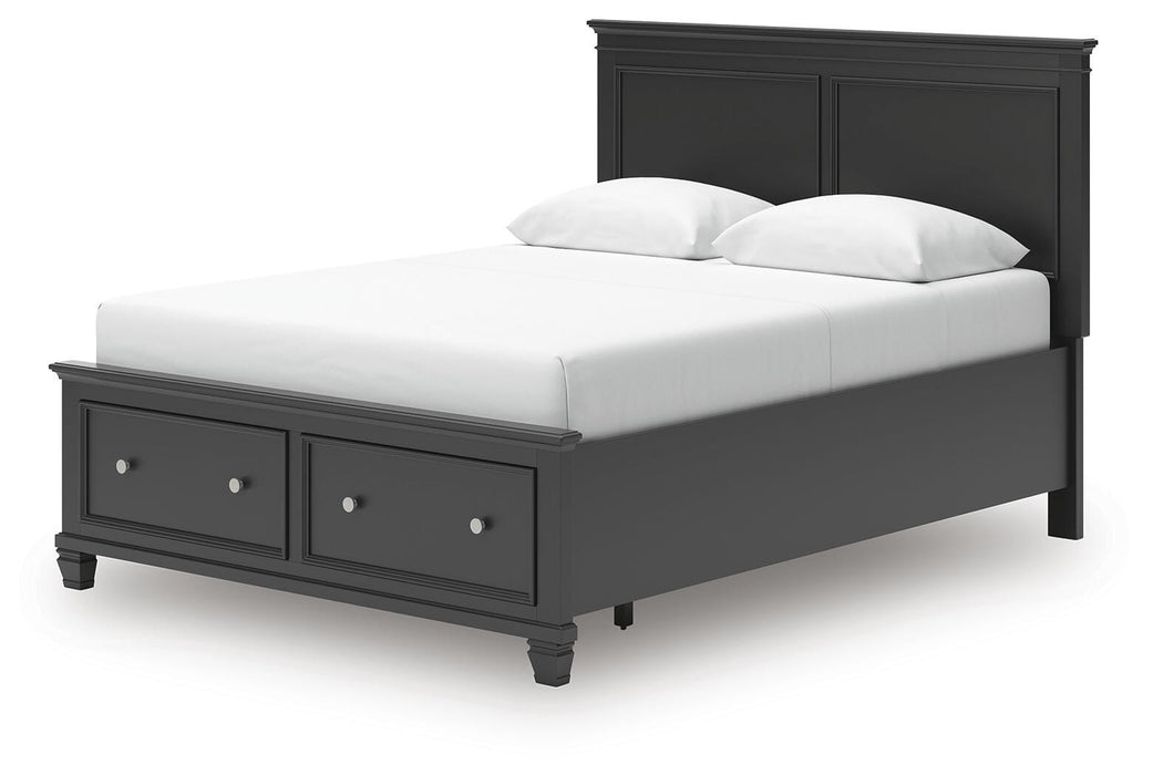 Lanolee Panel Storage Bed - Dan Dan The Mattress Man (Midland, MI)