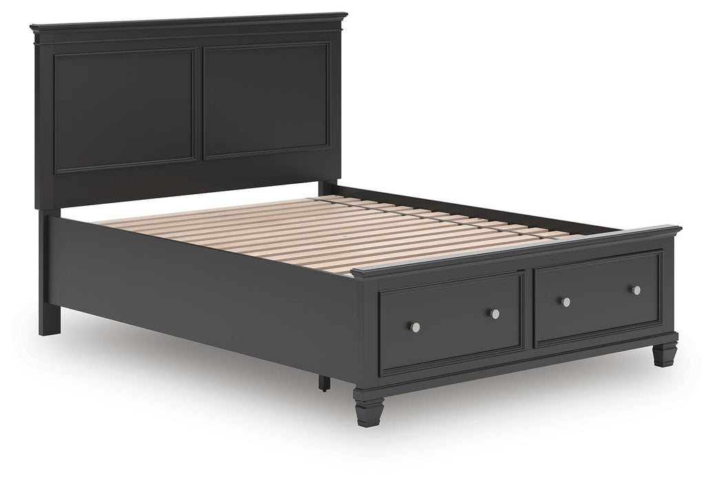 Lanolee Panel Storage Bed - Dan Dan The Mattress Man (Midland, MI)