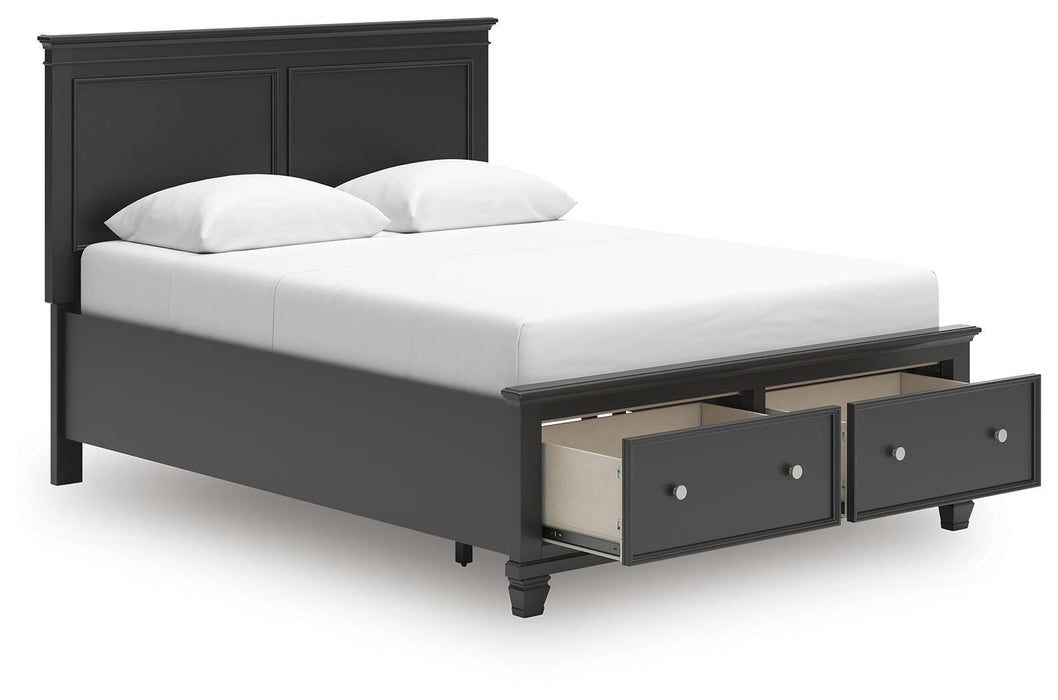 Lanolee Panel Storage Bed - Dan Dan The Mattress Man (Midland, MI)