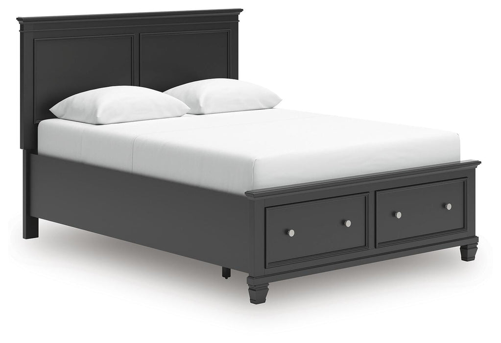 Lanolee Panel Storage Bed - Dan Dan The Mattress Man (Midland, MI)