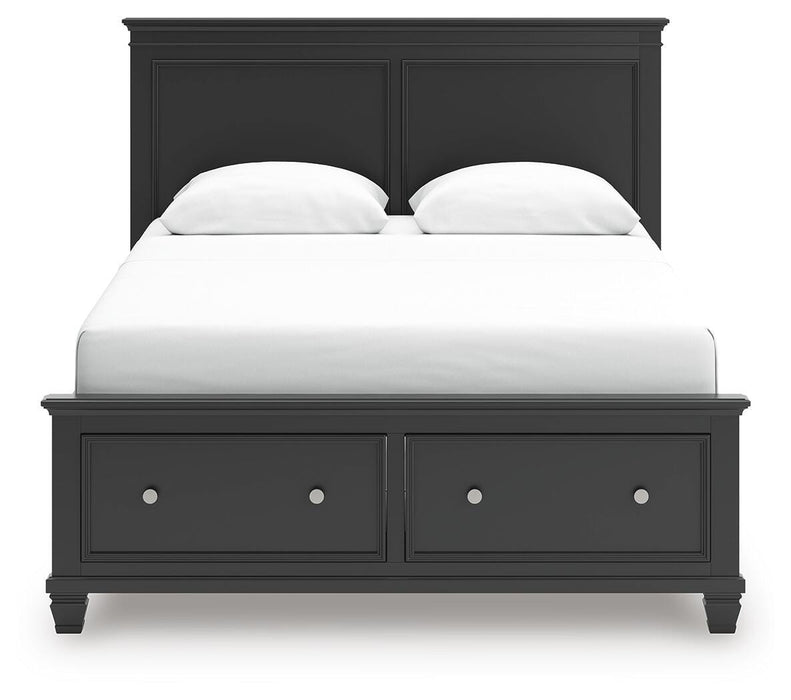 Lanolee Panel Storage Bed - Dan Dan The Mattress Man (Midland, MI)