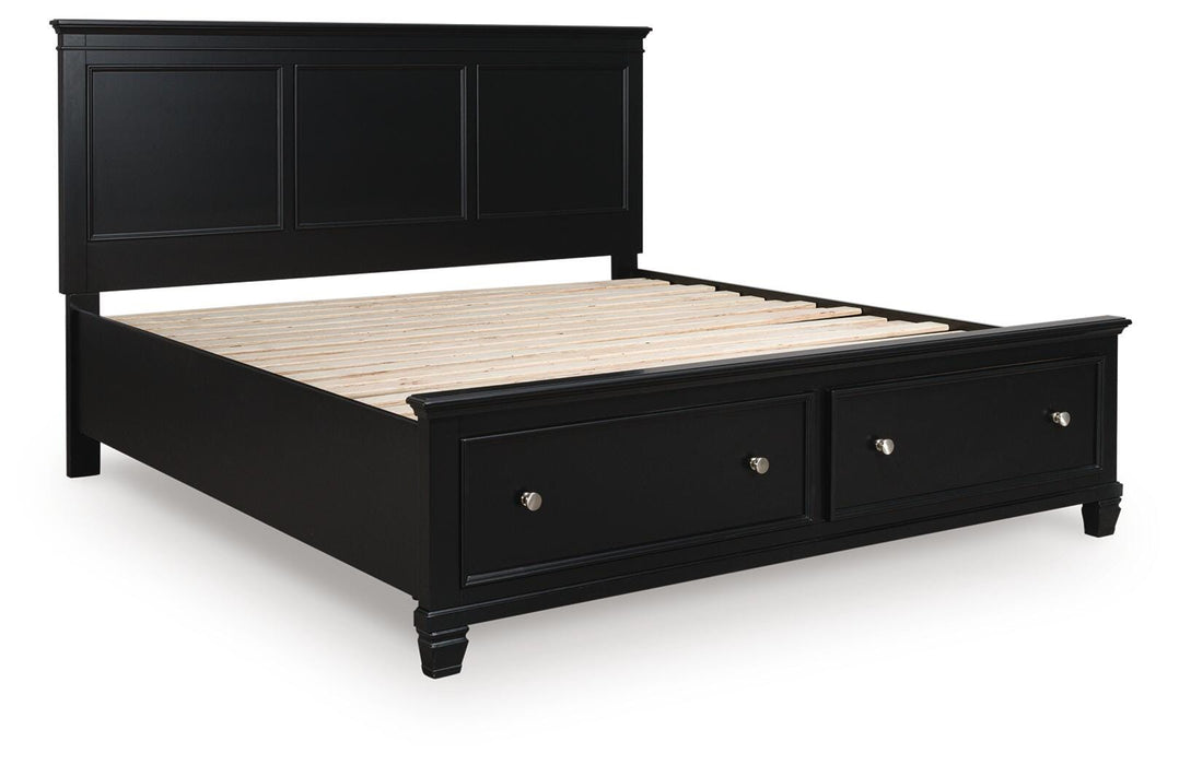 Lanolee Panel Storage Bed - Dan Dan The Mattress Man (Midland, MI)