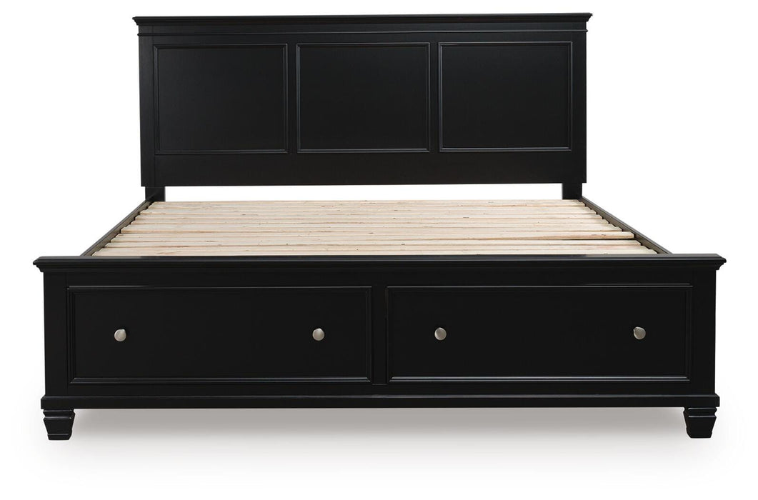 Lanolee Panel Storage Bed - Dan Dan The Mattress Man (Midland, MI)
