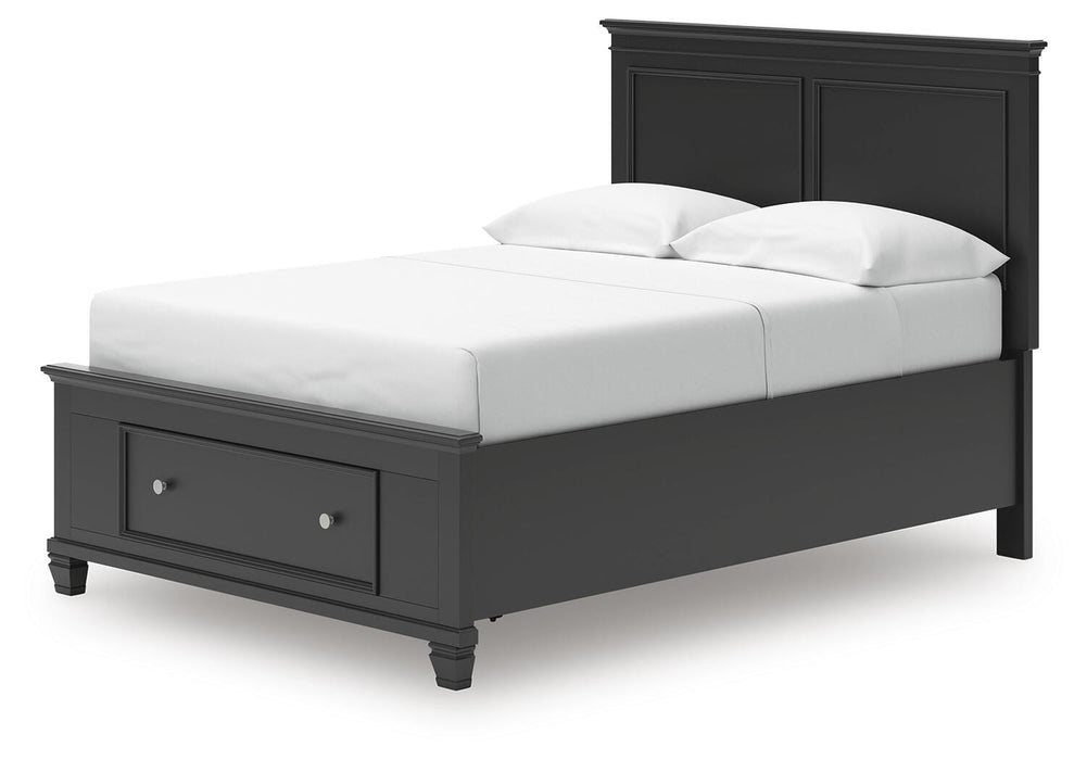 Lanolee Panel Storage Bed - Dan Dan The Mattress Man (Midland, MI)