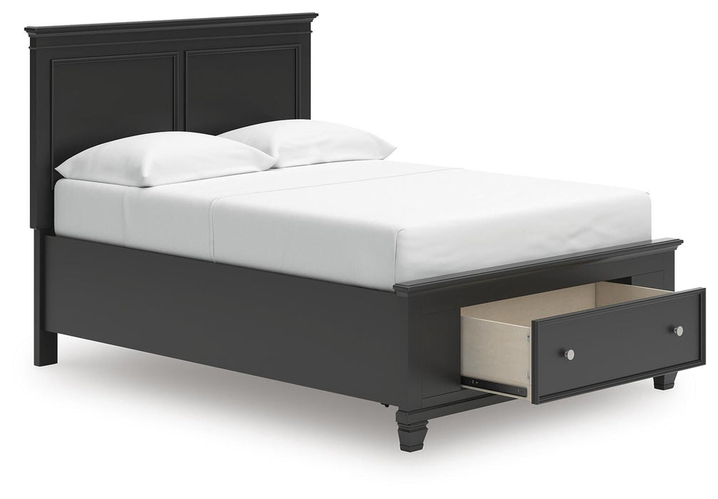 Lanolee Panel Storage Bed - Dan Dan The Mattress Man (Midland, MI)
