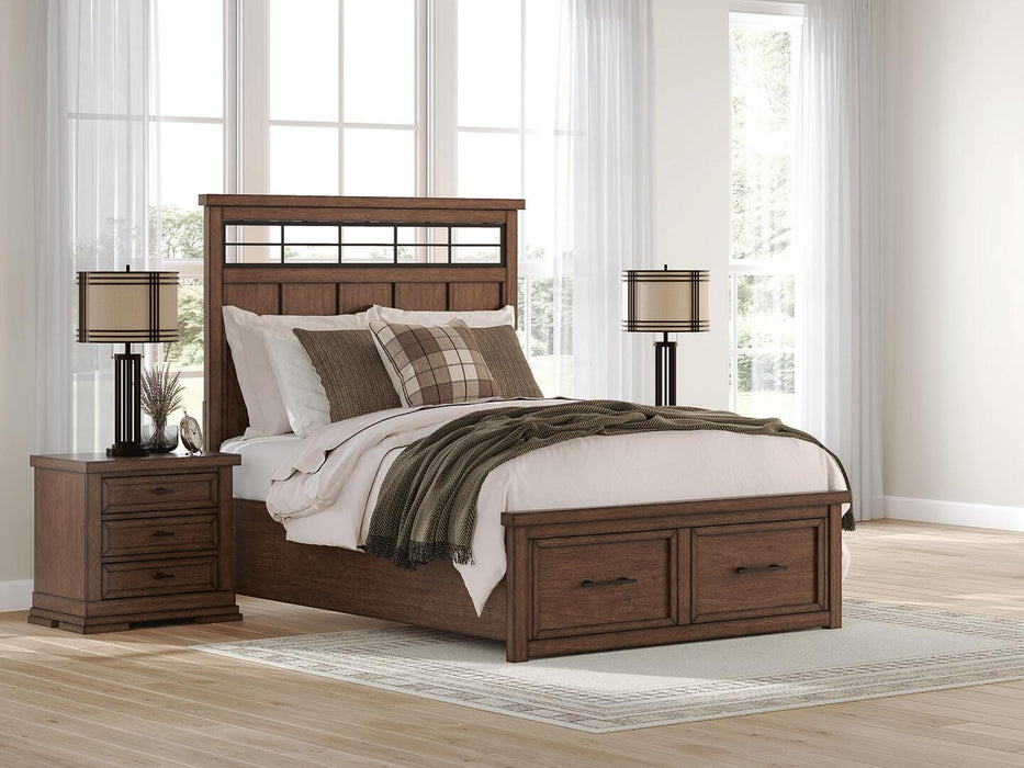 Taffenbrook Panel Storage Bed - Dan Dan The Mattress Man (Midland, MI)