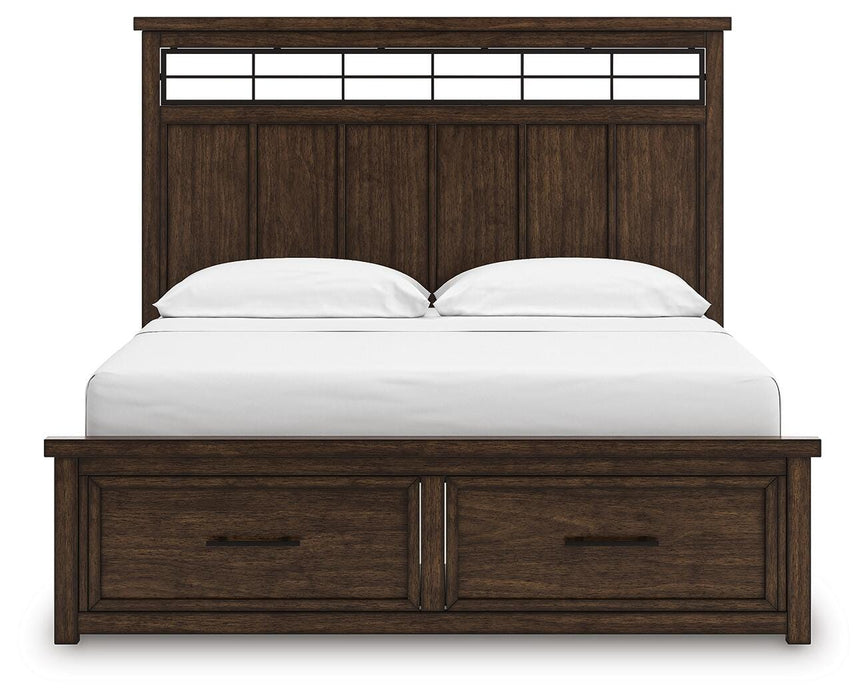 Taffenbrook Panel Storage Bed - Dan Dan The Mattress Man (Midland, MI)