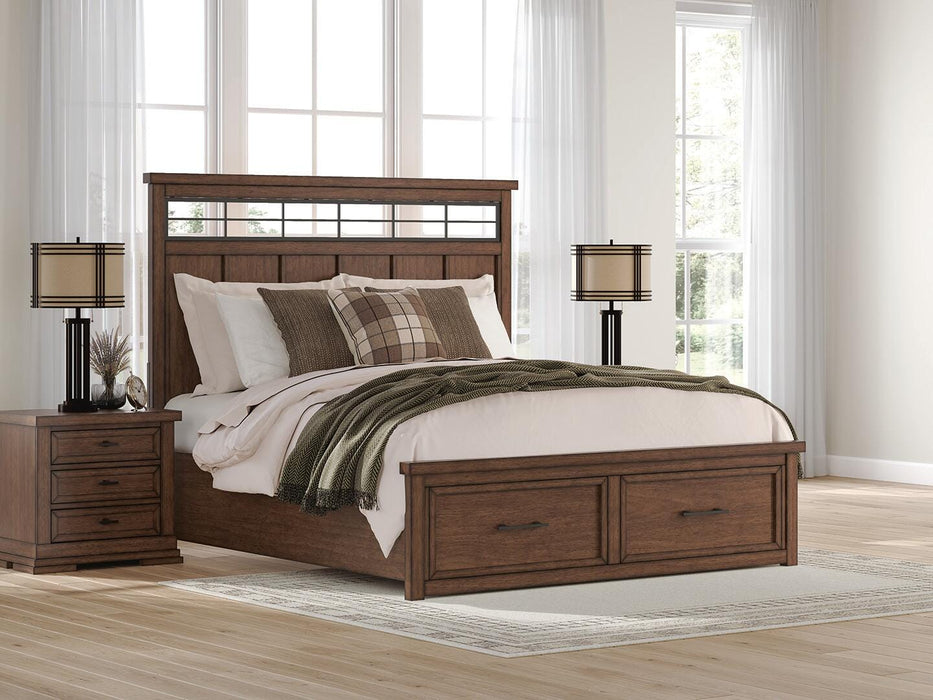 Taffenbrook Panel Storage Bed - Dan Dan The Mattress Man (Midland, MI)