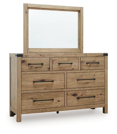 Ridgester Dresser and Mirror - Dan Dan The Mattress Man (Midland, MI)