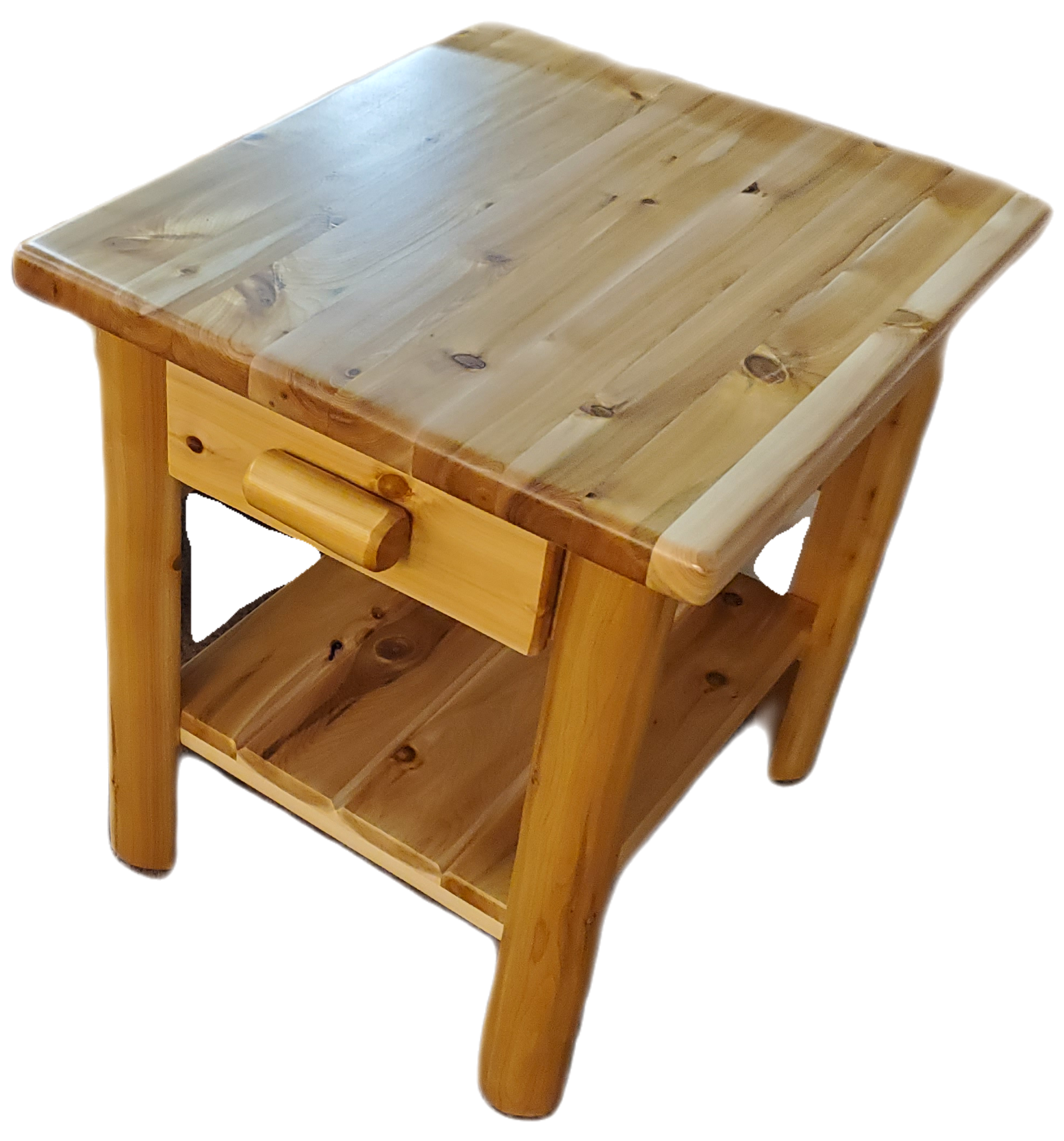 White Cedar 1 Drawer Nightstand - Dan Dan The Mattress Man (Midland, MI)