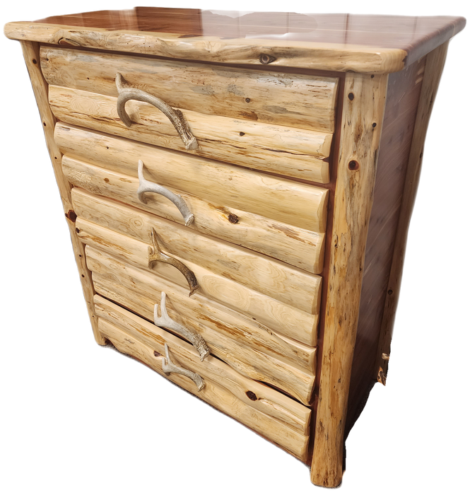 red cedar wood dresser Northern Woods Log Dresser with Mirror Option (3 Sizes Available)