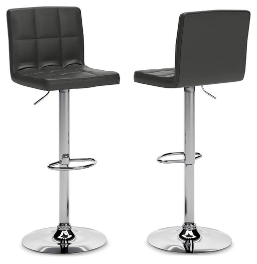 Bellatier Adjustable Height Bar Stool - Dan Dan The Mattress Man (Midland, MI)