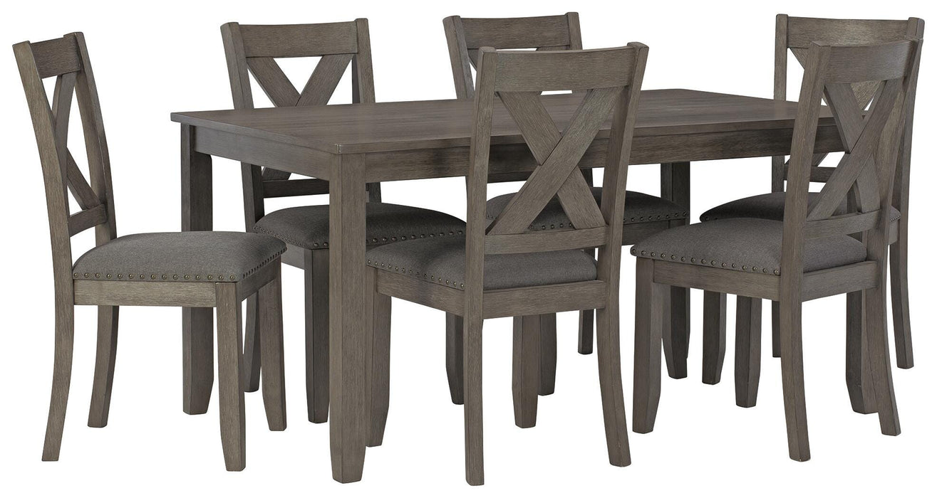 Caitbrook Dining Table and Chairs (Set of 7) - Dan Dan The Mattress Man (Midland, MI)