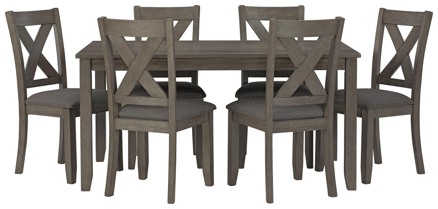 Caitbrook Dining Table and Chairs (Set of 7) - Dan Dan The Mattress Man (Midland, MI)