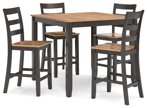 Gesthaven Counter Height Dining Table and 4 Barstools (Set of 5) - Dan Dan The Mattress Man (Midland, MI)