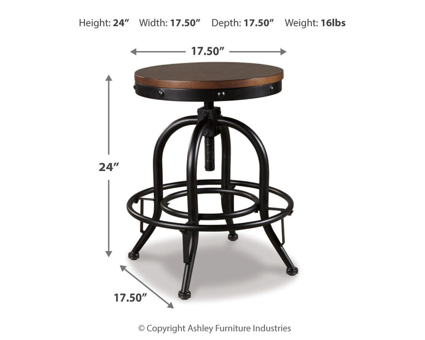 Valebeck Counter Height Bar Stool - Dan Dan The Mattress Man (Midland, MI)