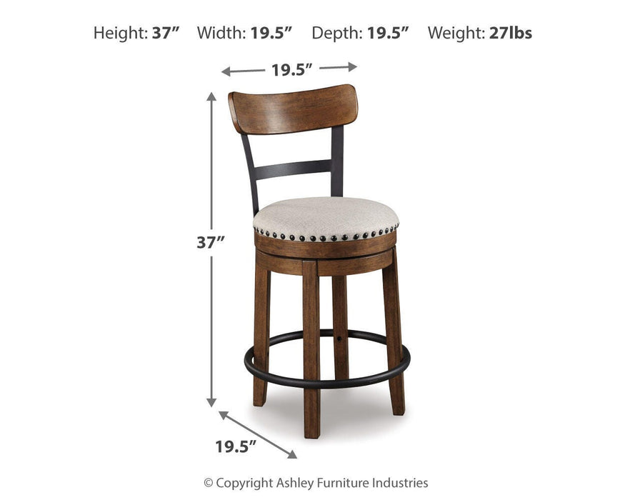 Valebeck Counter Height Bar Stool - Dan Dan The Mattress Man (Midland, MI)