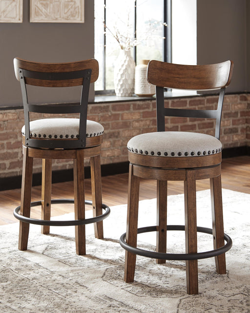 Valebeck Counter Height Bar Stool - Dan Dan The Mattress Man (Midland, MI)