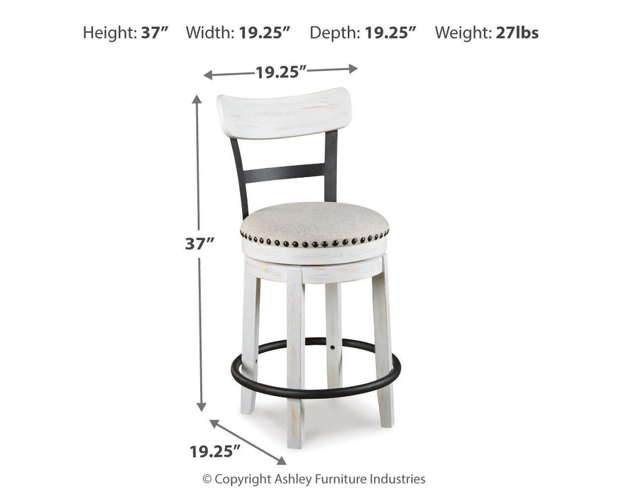Valebeck Counter Height Bar Stool - Dan Dan The Mattress Man (Midland, MI)