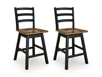 Wildenauer Counter Height Swivel Barstool - Dan Dan The Mattress Man (Midland, MI)