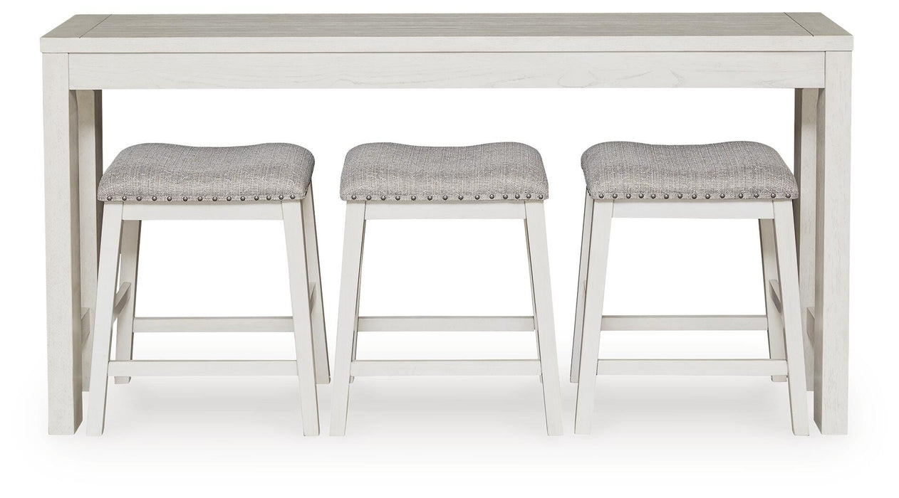 Robbinsdale Counter Height Dining Table and 3 Barstools Set