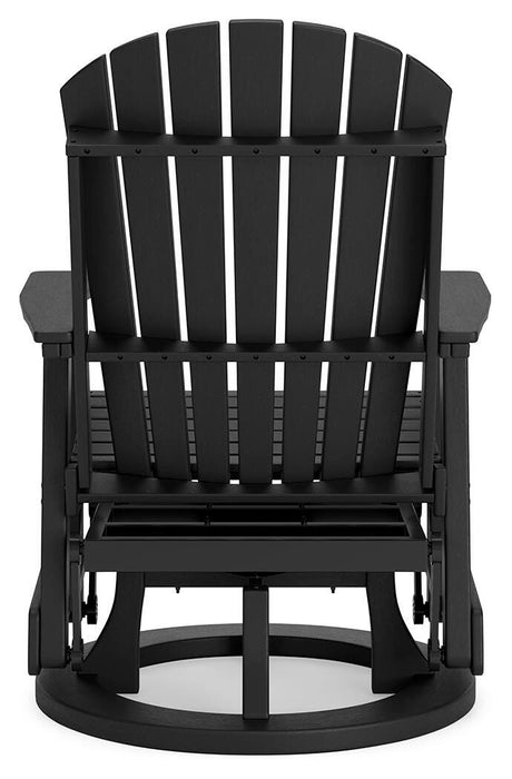 Hyland wave Outdoor Swivel Glider Chair - Dan Dan The Mattress Man (Midland, MI)