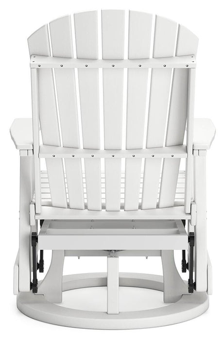 Hyland wave Outdoor Swivel Glider Chair - Dan Dan The Mattress Man (Midland, MI)