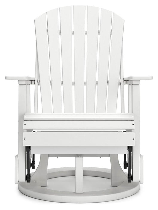 Hyland wave Outdoor Swivel Glider Chair - Dan Dan The Mattress Man (Midland, MI)