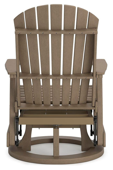 Hyland wave Outdoor Swivel Glider Chair - Dan Dan The Mattress Man (Midland, MI)