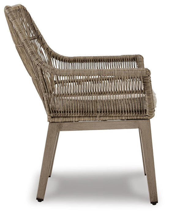 Beach Front Arm Chair with Cushion (Set of 2) - Dan Dan The Mattress Man (Midland, MI)