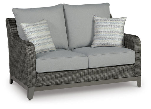 Elite Park Outdoor Loveseat with Cushion - Dan Dan The Mattress Man (Midland, MI)