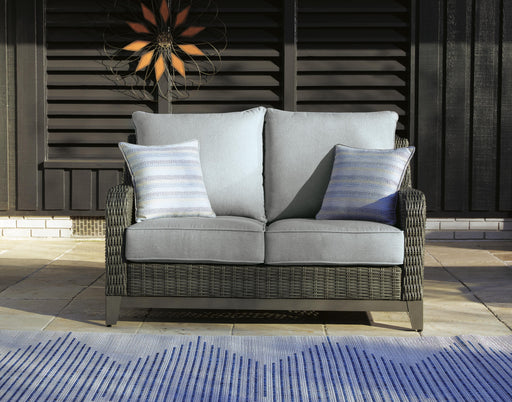 Elite Park Outdoor Loveseat with Cushion - Dan Dan The Mattress Man (Midland, MI)