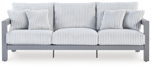 Hurley Park Outdoor Sofa with Cushion - Dan Dan The Mattress Man (Midland, MI)