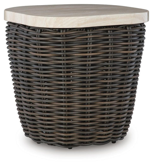 Kimora Outdoor End Table - Dan Dan The Mattress Man (Midland, MI)