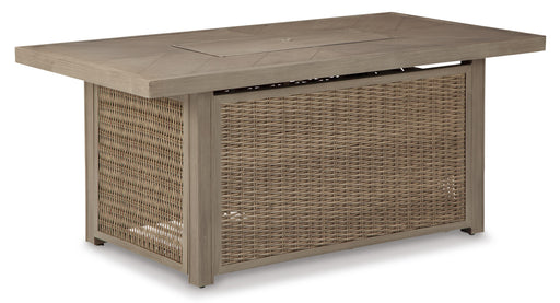 Beachcroft Outdoor Sofa, Lounge Chairs and Fire Pit - Dan Dan The Mattress Man (Midland, MI)