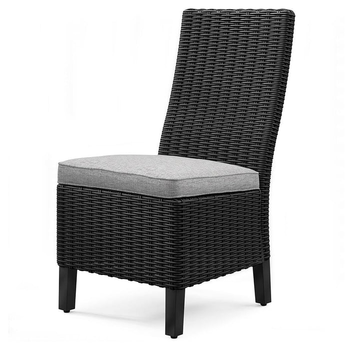 Beachcroft Outdoor Side Chair with Cushion (Set of 2) - Dan Dan The Mattress Man (Midland, MI)