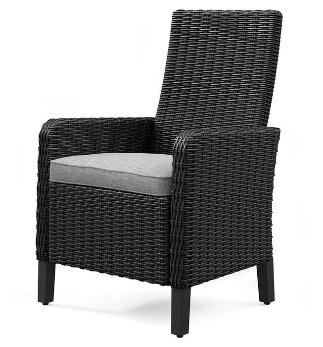 Beachcroft Outdoor Arm Chair with Cushion (Set of 2) - Dan Dan The Mattress Man (Midland, MI)