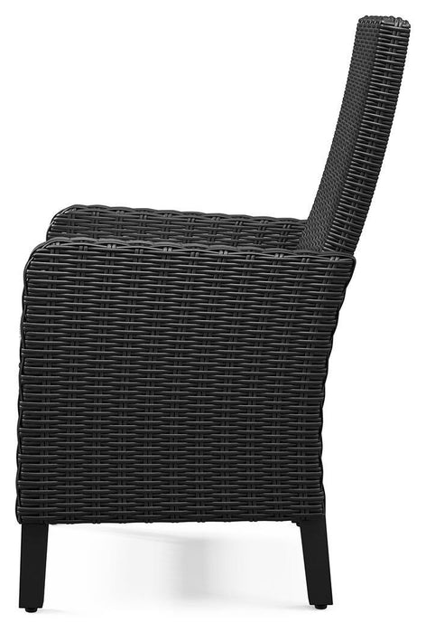 Beachcroft Outdoor Arm Chair with Cushion (Set of 2) - Dan Dan The Mattress Man (Midland, MI)