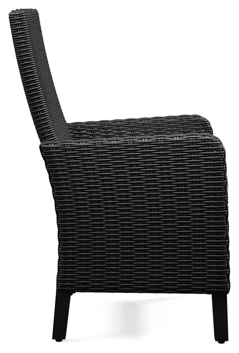 Beachcroft Outdoor Arm Chair with Cushion (Set of 2) - Dan Dan The Mattress Man (Midland, MI)