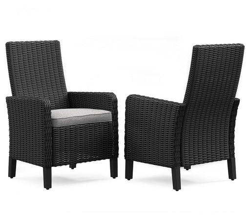 Beachcroft Outdoor Arm Chair with Cushion (Set of 2) - Dan Dan The Mattress Man (Midland, MI)