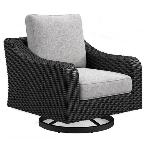Beachcroft Outdoor Swivel Lounge with Cushion - Dan Dan The Mattress Man (Midland, MI)