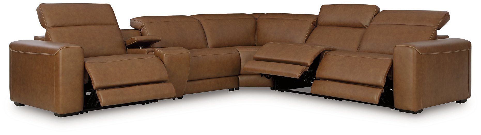 Magic Man 5-Piece Power Reclining Sectional - Dan Dan The Mattress Man (Midland, MI)