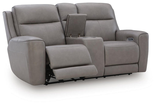 5Z-Comfort Power Reclining Loveseat with Console - Dan Dan The Mattress Man (Midland, MI)