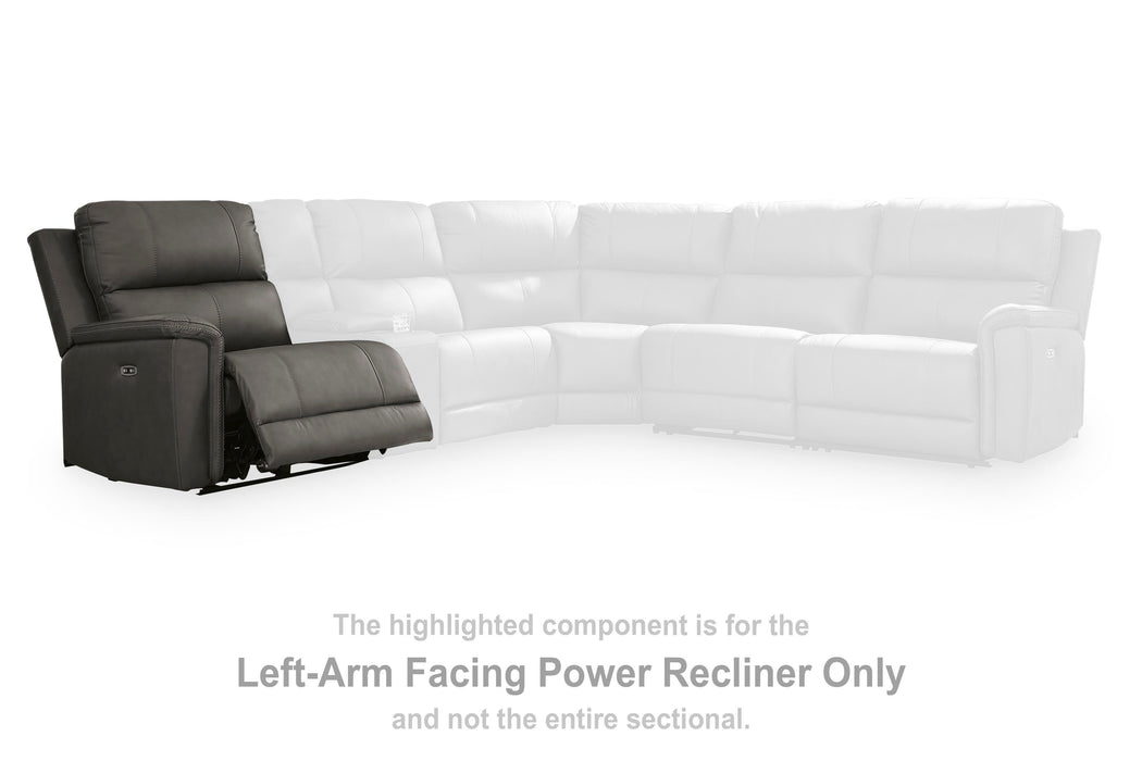 Bleckley Power Reclining Sectional - Dan Dan The Mattress Man (Midland, MI)