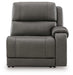 5Z - Pittson Power Reclining Sectional Loveseat with Console - Dan Dan The Mattress Man (Midland, MI)