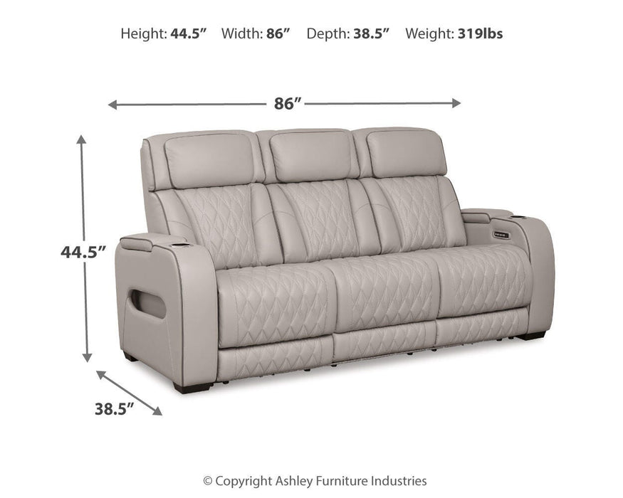 Boyington Power Reclining Sofa - Dan Dan The Mattress Man (Midland, MI)